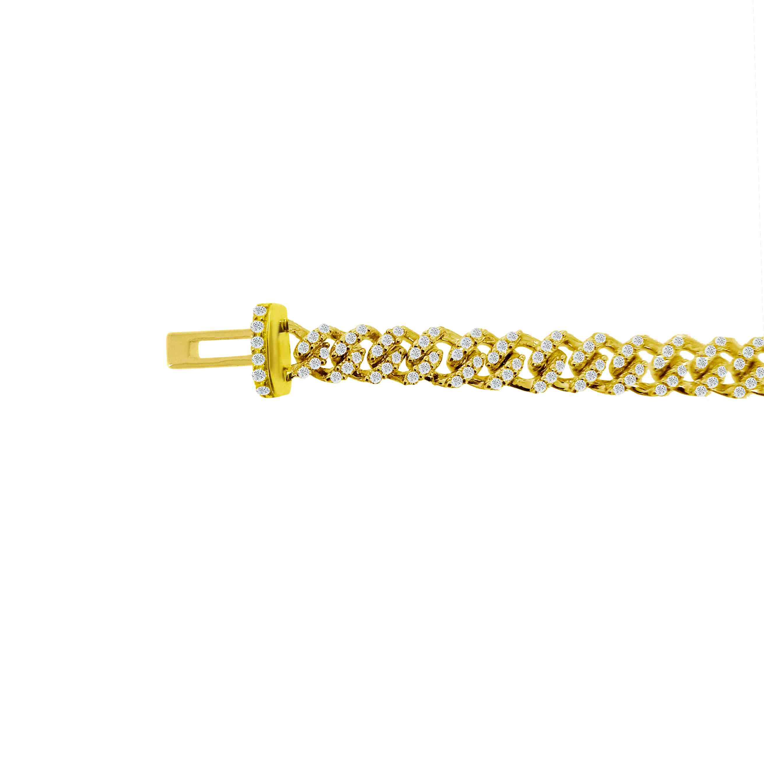Diamond Cuban Link Brecelet BR90803AL8